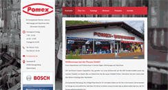Desktop Screenshot of pomex.de